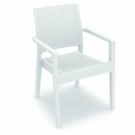 COMPAMIA I Ibiza Armchair - White- set of 2 ISP810-WH
